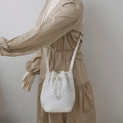 Goyard Petite Flot Bucket Bag White
