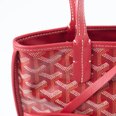 Goyard Mini Anjou Tote Red