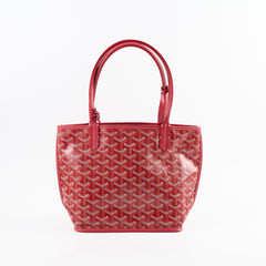 Goyard Mini Anjou Tote Red