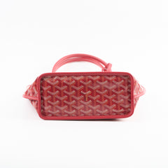 Goyard Mini Anjou Tote Red