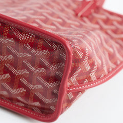 Goyard Mini Anjou Tote Red