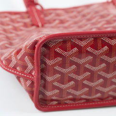 Goyard Mini Anjou Tote Red