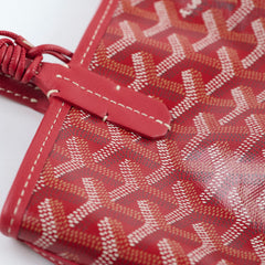 Goyard Mini Anjou Tote Red