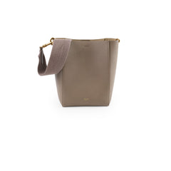 Celine Sangle Bucket Bag Grey