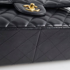 Chanel Double Flap Jumbo Black Lambskin GHW