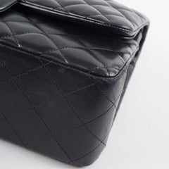 Chanel Double Flap Jumbo Black Lambskin GHW