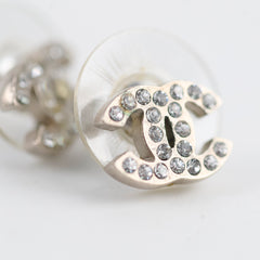 Chanel Crystal CC Earrings Costume Jewellery