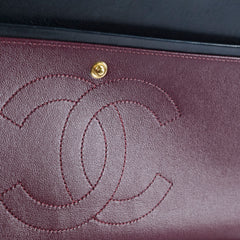 Chanel Double Flap Jumbo Black Lambskin GHW