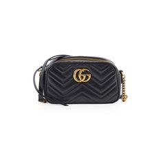 Gucci Small Marmont Camera Bag Black