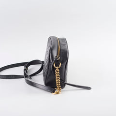 Gucci Small Marmont Camera Bag Black
