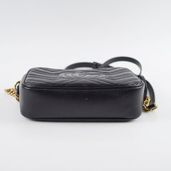 Gucci Small Marmont Camera Bag Black
