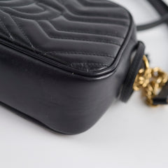 Gucci Small Marmont Camera Bag Black