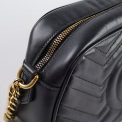 Gucci Small Marmont Camera Bag Black