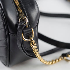 Gucci Small Marmont Camera Bag Black