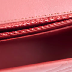 Chanel Mini Rectangular Chevron Calfskin Clay 2018