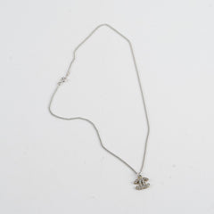 Chanel CC Logo Crystal Necklace