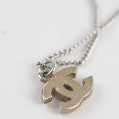 Chanel CC Logo Crystal Necklace