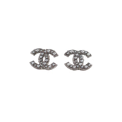 Chanel CC Logo Earrings Studs