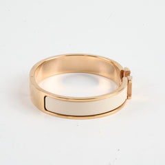 Hermes Clic H Bracelet GM Cream