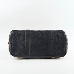 Hermes Garden Party 36 Coated Canvas Beige/Black