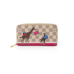 Louis Vuitton Long Wallet Damier Azur 2017 Christmas Animation
