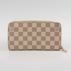 Louis Vuitton Long Wallet Damier Azur 2017 Christmas Animation