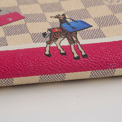 Louis Vuitton Long Wallet Damier Azur 2017 Christmas Animation