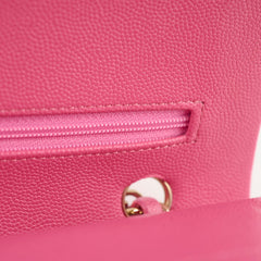 Chanel Classic Double Flap Medium Pink Caviar