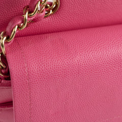 Chanel Classic Double Flap Medium Pink Caviar
