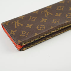 Louis Vuitton Adele Wallet Monogram Orange