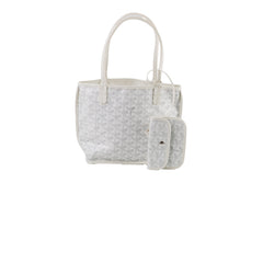 Goyard Mini Anjou Tote PM White