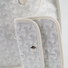 Goyard Mini Anjou Tote PM White