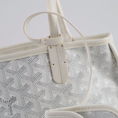 Goyard Mini Anjou Tote PM White