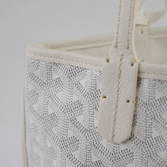 Goyard Mini Anjou Tote PM White