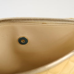 Chanel Patent Shoulder Bag Ivory/Yellow Series 20