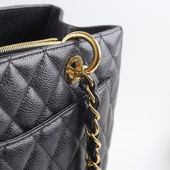 Chanel GST Tote Caviar Black