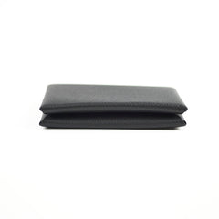 Hermes Calvi Card Holder Epsom Noir