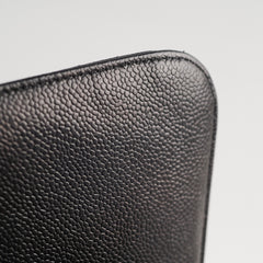Chanel 24K Vintage Jumbo Single Flap Caviar Black