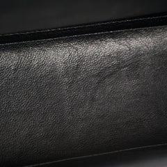 Chanel 24K Vintage Jumbo Single Flap Caviar Black