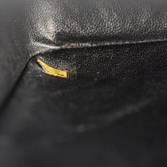 Chanel 24K Vintage Jumbo Single Flap Caviar Black