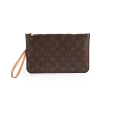 Louis Vuitton Flat Pouch Clutch Monogram