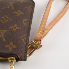 Louis Vuitton Flat Pouch Clutch Monogram