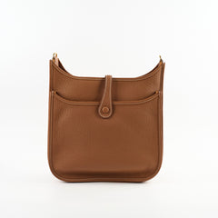 Hermes Evelyn 29 Clemence Gold Stamp Stamp B