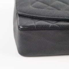 Chanel Vintage Medium Caviar Diana Bag Black
