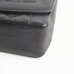Chanel Vintage Medium Caviar Diana Bag Black