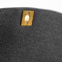 Chanel Vintage Medium Caviar Diana Bag Black