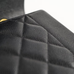 Chanel Vintage Medium Caviar Diana Bag Black