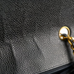 Chanel Vintage Medium Caviar Diana Bag Black