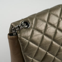 Chanel Seasonal Flap Metallic Bronze 2 Tone