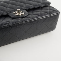 Chanel Medium Classic Flap Black Caviar SHW